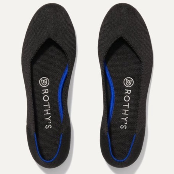 Rothy's Shoes - Rothy's Black Solid Ballet Flats Round Toe Size 5.5